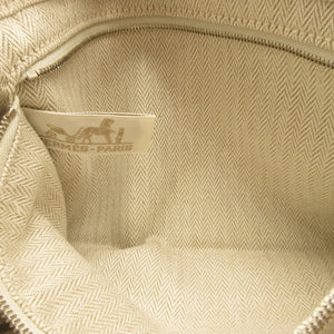 美品 エルメス フールビ20 トワルシェブロン ヴォーバレニア ベージュ ポーチ バッグ 0080【中古】HERMES