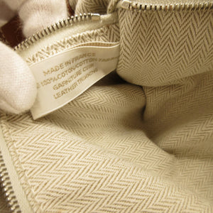 美品 エルメス フールビ20 トワルシェブロン ヴォーバレニア ベージュ ポーチ バッグ 0080【中古】HERMES