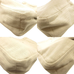 美品 エルメス フールビ20 トワルシェブロン ヴォーバレニア ベージュ ポーチ バッグ 0080【中古】HERMES