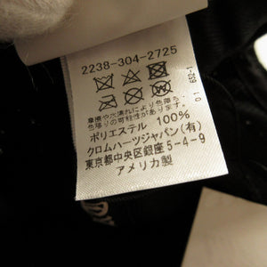 新品同様 クロムハーツ ホースシューロゴ クロスボールボタン メッシュ ポリエステル ブラック 黒 トラッカー キャップ 帽子 0084【中古】CHROME HEARTS