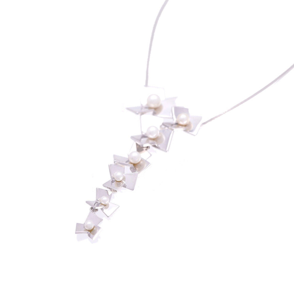 美品  ミキモト ペルリータ パール4～7ｍｍ シルバー925 ネックレス アクセサリー 0085【中古】MIKIMOTO Perlita