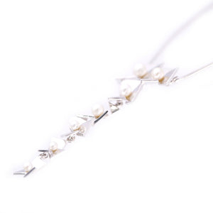 美品  ミキモト ペルリータ パール4～7ｍｍ シルバー925 ネックレス アクセサリー 0085【中古】MIKIMOTO Perlita