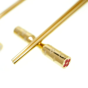 新品同様 ルイヴィトン エテュイ 4バゲット 箸 箸置き 2膳セット GI0736 モノグラム ゴールド LV 0108【中古】LOUIS VUITTON ヴィトン