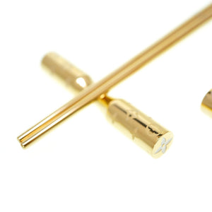 新品同様 ルイヴィトン エテュイ 4バゲット 箸 箸置き 2膳セット GI0736 モノグラム ゴールド LV 0108【中古】LOUIS VUITTON ヴィトン