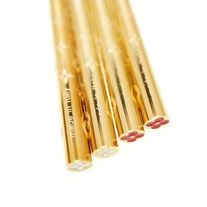 新品同様 ルイヴィトン エテュイ 4バゲット 箸 箸置き 2膳セット GI0736 モノグラム ゴールド LV 0108【中古】LOUIS VUITTON ヴィトン