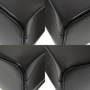 美品 カルティエ レザー ブラック トリニティ ハンドバッグ バッグ 黒 0111 【中古】 CARTIER