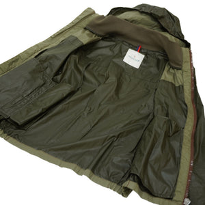モンクレール ELIE ナイロンジャケット PVC サイズ2 グリーン 緑 0113【中古】MONCLER メンズ