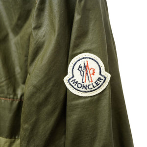 モンクレール ELIE ナイロンジャケット PVC サイズ2 グリーン 緑 0113【中古】MONCLER メンズ