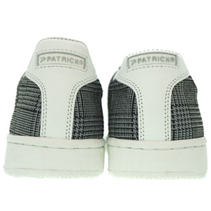 未使用 パトリック ケベック チェック 503371 スニーカー キップスエード サイズ40 ブラック/グレー 0116【中古】PATRICK メンズ