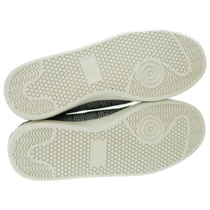 未使用 パトリック ケベック チェック 503371 スニーカー キップスエード サイズ40 ブラック/グレー 0116【中古】PATRICK メンズ