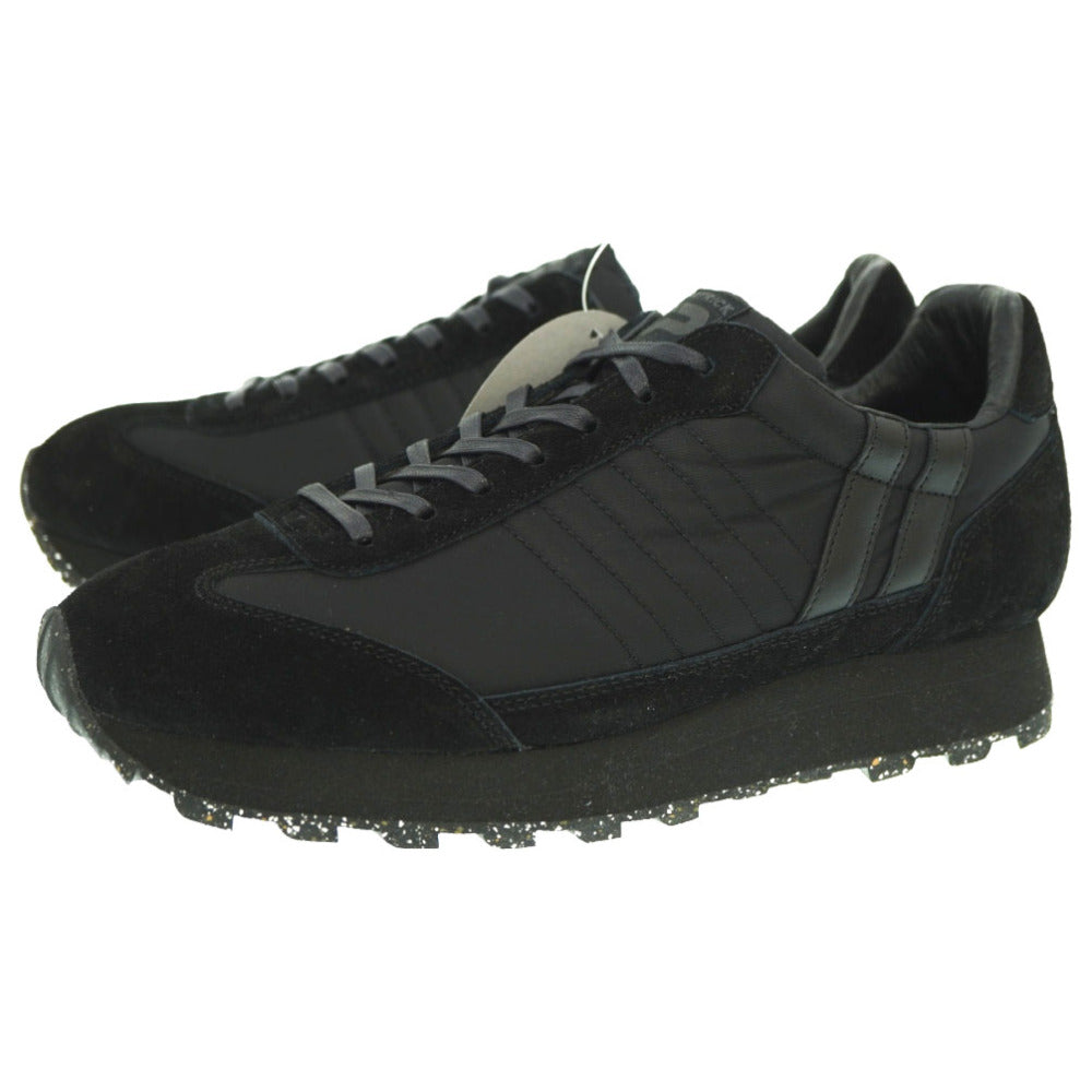 未使用 パトリック ヴェルーノ2 504751 スニーカー ナイロン/ベロア サイズ41 ブラック 黒 0117【中古】PATRICK メンズ