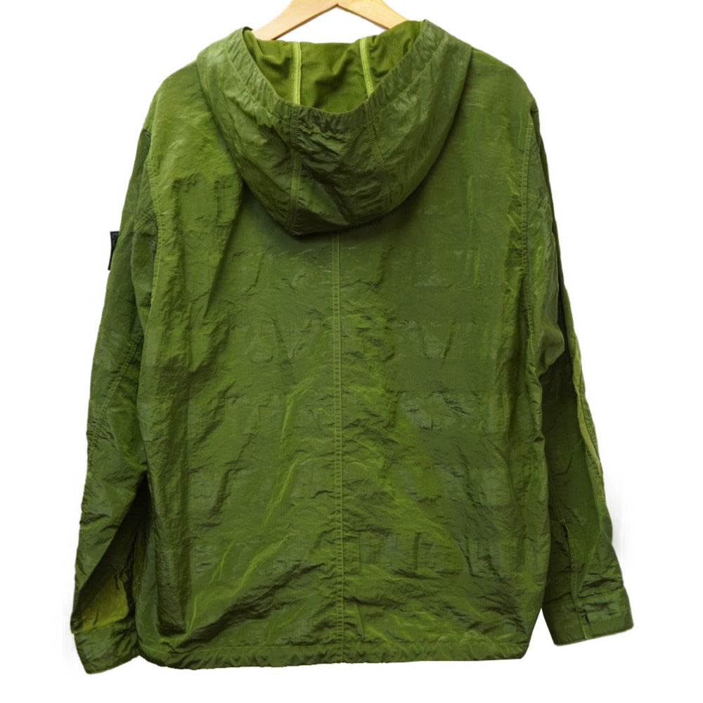 美品 ストーンアイランド シャドウプロジェクト フーデッド ナイロンメタル ジャケット サイズM グリーン 緑 0120【中古】STONE ISLAND メンズ