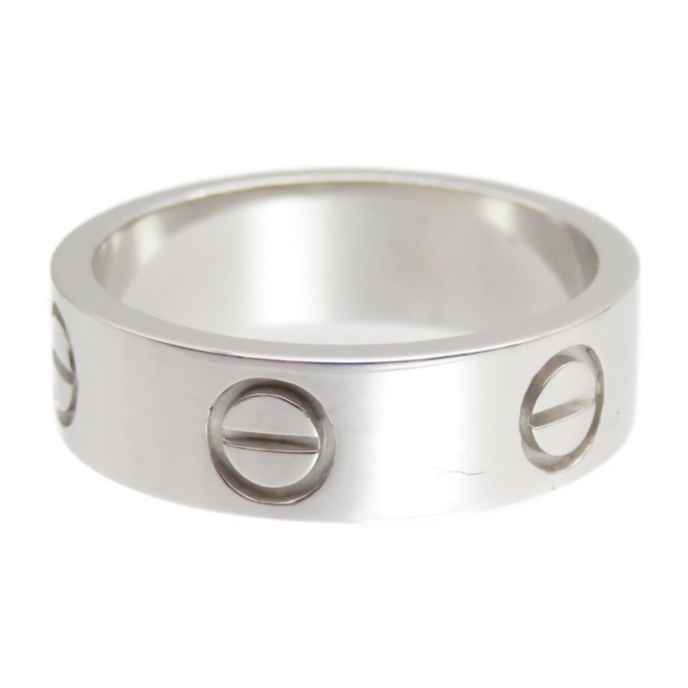 新品同様 カルティエ 750WG ラブリング #54 K18WG ホワイトゴールド アクセサリー 14号 0130【中古】CARTIER ジュエリー レディース