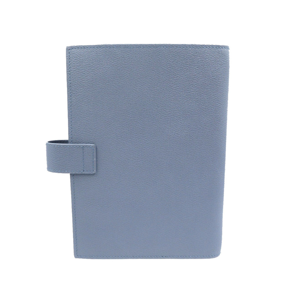 未使用 スマイソン レザー ゴールド金具 ブルー 青 システム手帳 0134【中古】SMYTHSON