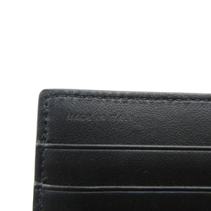 未使用 スマイソン Panama カーフ ゴールド金具 グリーン ブラック マネークリップ 札入れ 二つ折り財布 0135【中古】SMYTHSON