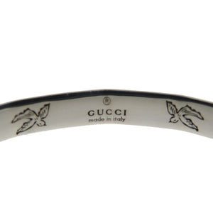 グッチ ブラインド フォー ラブ バングル シルバー925 バングル 0139【中古】GUCCI