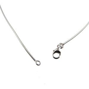 新品同様 エルメス ポップアッシュ Hロゴ メタル ブラック 黒 シルバー ネックレス 0140【中古】HERMES