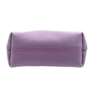 新品同様 トッズ エンダースキーマ レザー パープル ハンドバッグ 紫 0143【中古】TOD'S