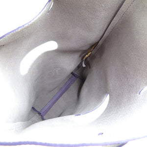 新品同様 トッズ エンダースキーマ レザー パープル ハンドバッグ 紫 0143【中古】TOD'S