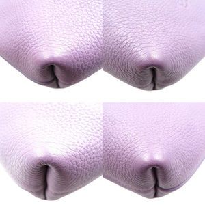 新品同様 トッズ エンダースキーマ レザー パープル ハンドバッグ 紫 0143【中古】TOD'S