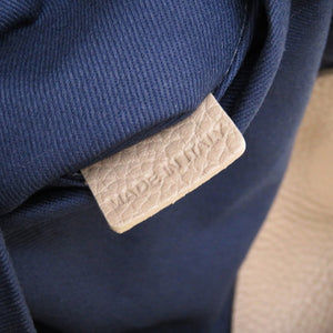 新品同様 マルニ ベニス ミディアムバッグ VENICE レザー ベージュ グリーン トートバッグ バッグ 0149 【中古】 MARNI