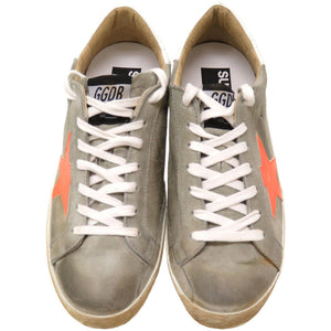 未使用 ゴールデングース スーパースター サイズ40 グレー オレンジ ズニ―カー シューズ 靴 0157 【中古】 GOLDEN GOOSE メンズ