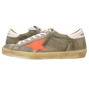 未使用 ゴールデングース スーパースター サイズ40 グレー オレンジ ズニ―カー シューズ 靴 0157 【中古】 GOLDEN GOOSE メンズ