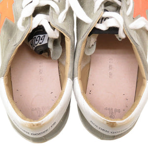 未使用 ゴールデングース スーパースター サイズ40 グレー オレンジ ズニ―カー シューズ 靴 0157 【中古】 GOLDEN GOOSE メンズ