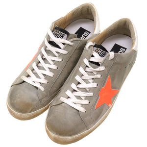 未使用 ゴールデングース スーパースター サイズ40 グレー オレンジ ズニ―カー シューズ 靴 0158 【中古】 GOLDEN GOOSE メンズ
