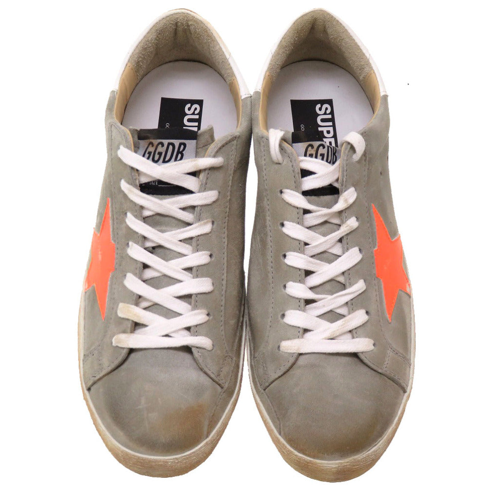 未使用 ゴールデングース スーパースター サイズ40 グレー オレンジ ズニ―カー シューズ 靴 0158 【中古】 GOLDEN GOOSE メンズ