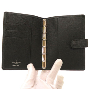 新品同様 ルイ ヴィトン タイガ アジェンダPM アルドワーズ R20426 手帳カバー 手帳 黒 ブラック LV 0159 【中古】 LOUIS VUITTON