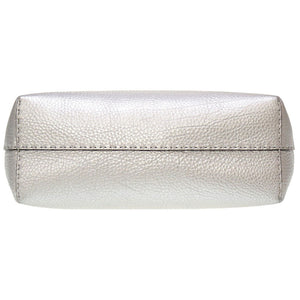 美品 フェンディ レザー シルバー 8BH257 トートバッグ バッグ 0160 【中古】 FENDI