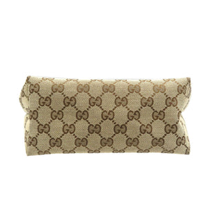 美品 グッチ チルドレンズ ZOO パパガッロ 271101 GGキャンバス シルバー金具 ベージュ ブラック ハンドバッグ 0166【中古】GUCCI