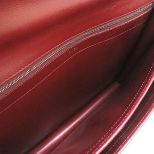 ヴァレクストラ レザー ボルドー ビジネスバッグ ブリーフケース バッグ 0171 【中古】 Valextra メンズ