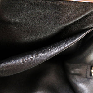 美品 カルティエ パンサー パンテール ハラコ ブラック ハンドバッグ バッグ 黒 0173 【中古】 CARTIER