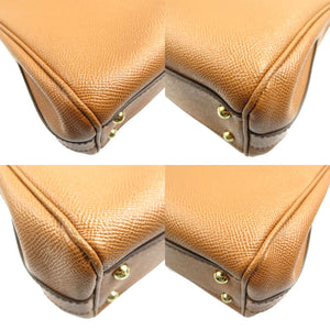 ドルチェアンドガッバーナ シシリー BB5682A10011 レザー ゴールド金具 2WAY ブラウン ヒョウ柄 ハンドバッグ ショルダーバッグ 0175【中古】DOLCE&GABBANA