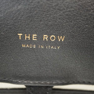 新品同様 ザ ロウ ソフトマルゴー 15 トートバッグ レザー ブラック 黒 0007【中古】THE ROW マルゴー ナチュラルグレイン サドルレザー