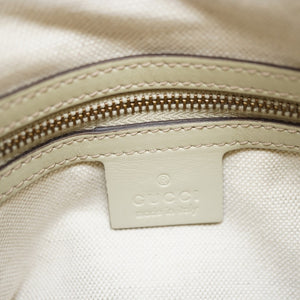 新品同様 グッチ スカーレット グッチシマ 282298 ショルダーバッグ シマグレー 0009【中古】GUCCI