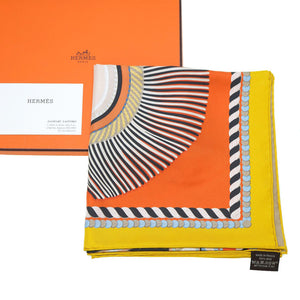 新品同様 エルメス カレ ダブルフェイス 90 EPAULETTES DE GALA 式典肩章 スカーフ シルク リバーシブル 0018【中古】HERMES