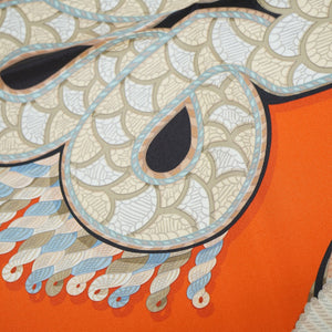 新品同様 エルメス カレ ダブルフェイス 90 EPAULETTES DE GALA 式典肩章 スカーフ シルク リバーシブル 0018【中古】HERMES