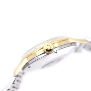 オメガ シーマスター クロスライン 14390-4SC 手巻き 腕時計 SS シルバー文字盤 0030【中古】OMEGA メンズ