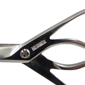 新品同様 エルメス インザポケット ミニシザー ケース付き メタル ボックスカーフ シルバー ブラック はさみ 0043【中古】HERMES