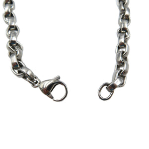 新品同様 ティファニー パロマ キャリパー ステンレス ブラックチタン シルバー ブラック ブレスレット 0046【中古】TIFFANY&Co.