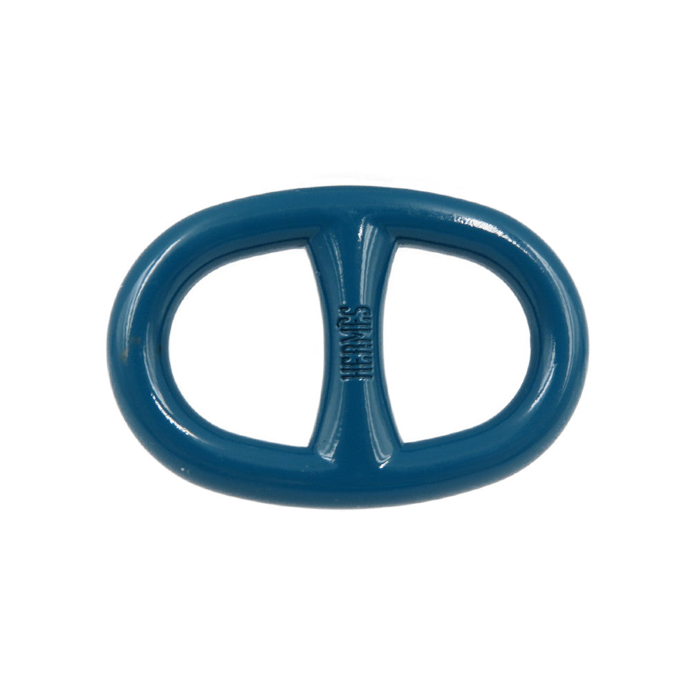 新品同様 エルメス シェーヌダンクル メタル グリーン 深緑 スカーフリング 0049【中古】HERMES