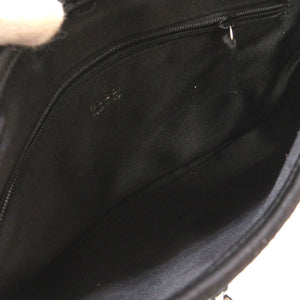 美品 グッチ ジャッキー サテン ブラック シルバー金具 001 3935 ショルダーバッグ バッグ 黒 0056 【中古】 GUCCI