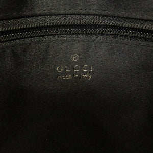 美品 グッチ ジャッキー サテン ブラック シルバー金具 001 3935 ショルダーバッグ バッグ 黒 0056 【中古】 GUCCI