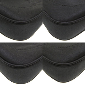 美品 グッチ ジャッキー サテン ブラック シルバー金具 001 3935 ショルダーバッグ バッグ 黒 0056 【中古】 GUCCI