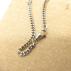 グッチ インターロッキングG シルバー925 シルバー チェーン ネックレス 0068【中古】GUCCI