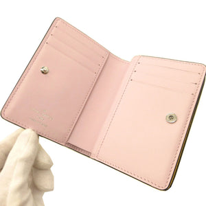 新品同様 ルイヴィトン M82502 モノグラムマヒナ ポルトフォイユ クレア コンパクトウォレット ジョーヌ ICチップ 財布 0074【中古】LOUIS VUITTON