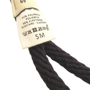 美品 エルメス ポリアミド エラスタン パープル 紫 ベルト 0078【中古】HERMES